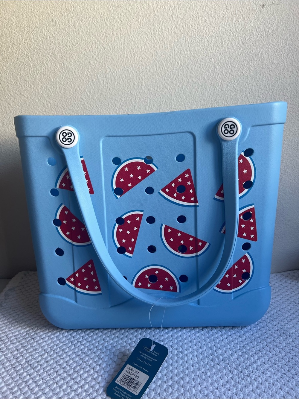 GoGo Bogg Style Lightweight Tote Bag Watermelon Print
